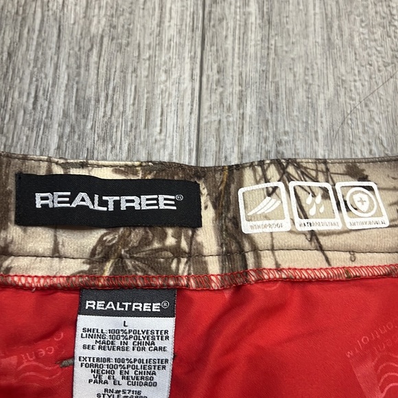 RealTree camo hunting hiking fishing windproof, water resistant pants 36x40 - Picture 4 of 6